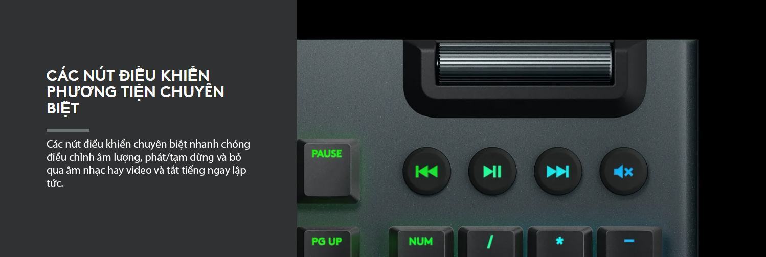 Bàn phím cơ Logitech G813 Lightsync RGB GL Tactile 8