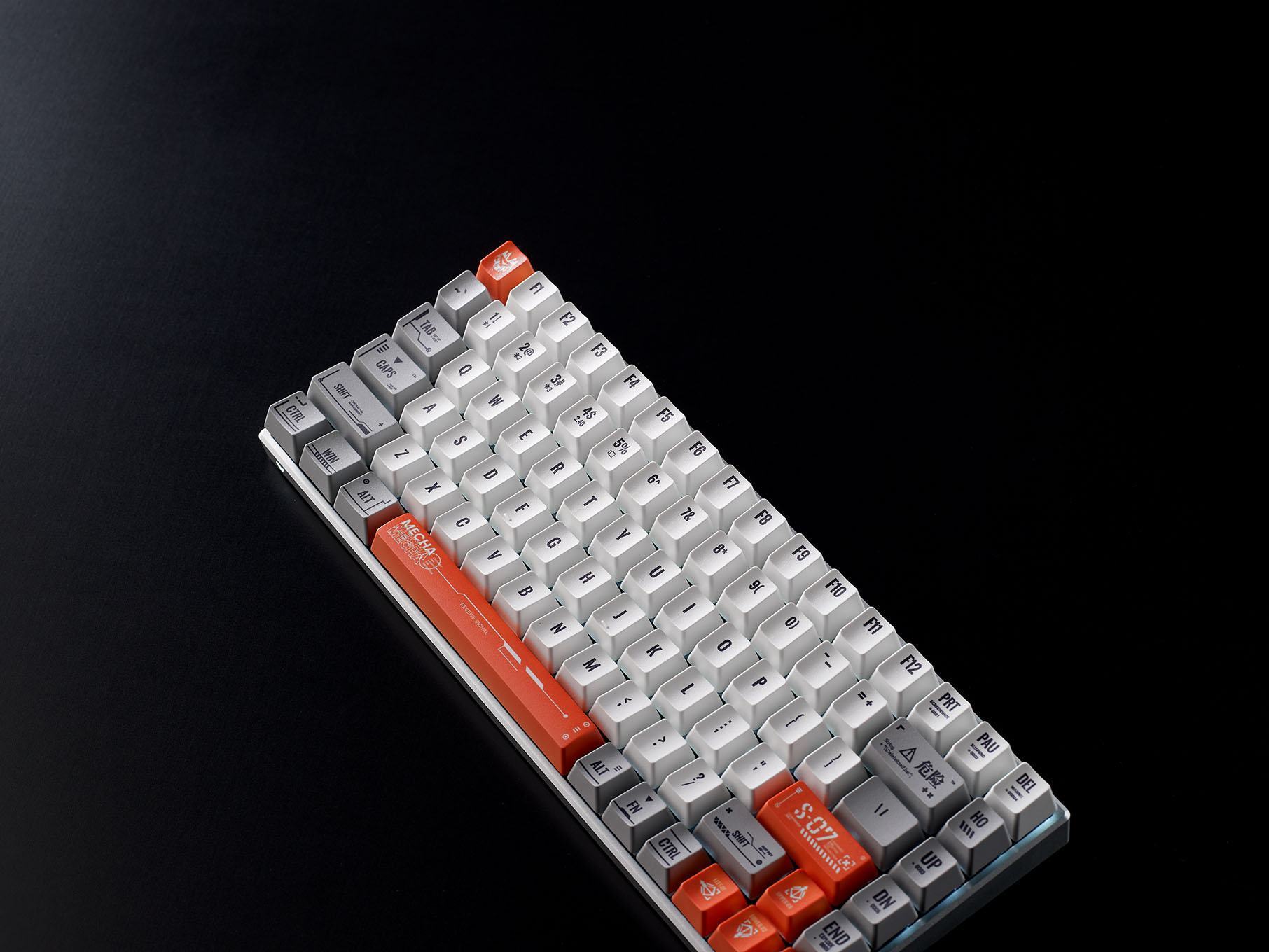 Bàn phím cơ Rapoo V700-8A Redline Edition _ White Orange 2