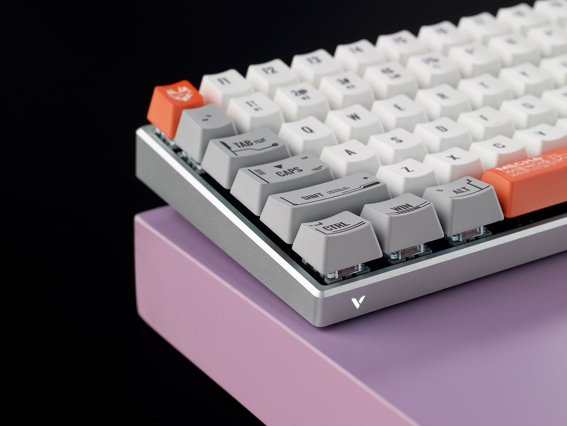 Bàn phím cơ Rapoo V700-8A Redline Edition _ White Orange 3