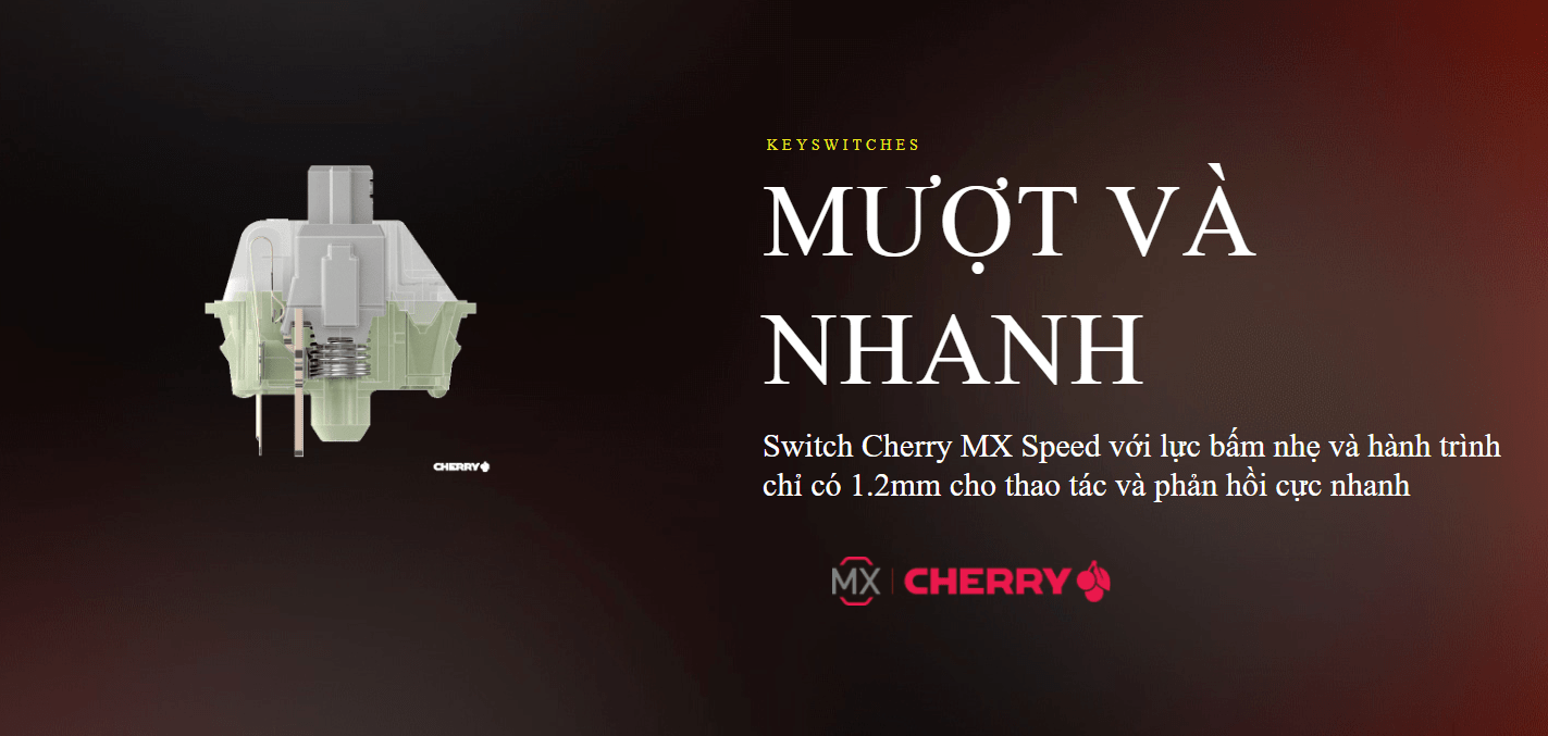 Bàn phím Corsair K100 RGB Speed switch (CH-912A014-NA) 5