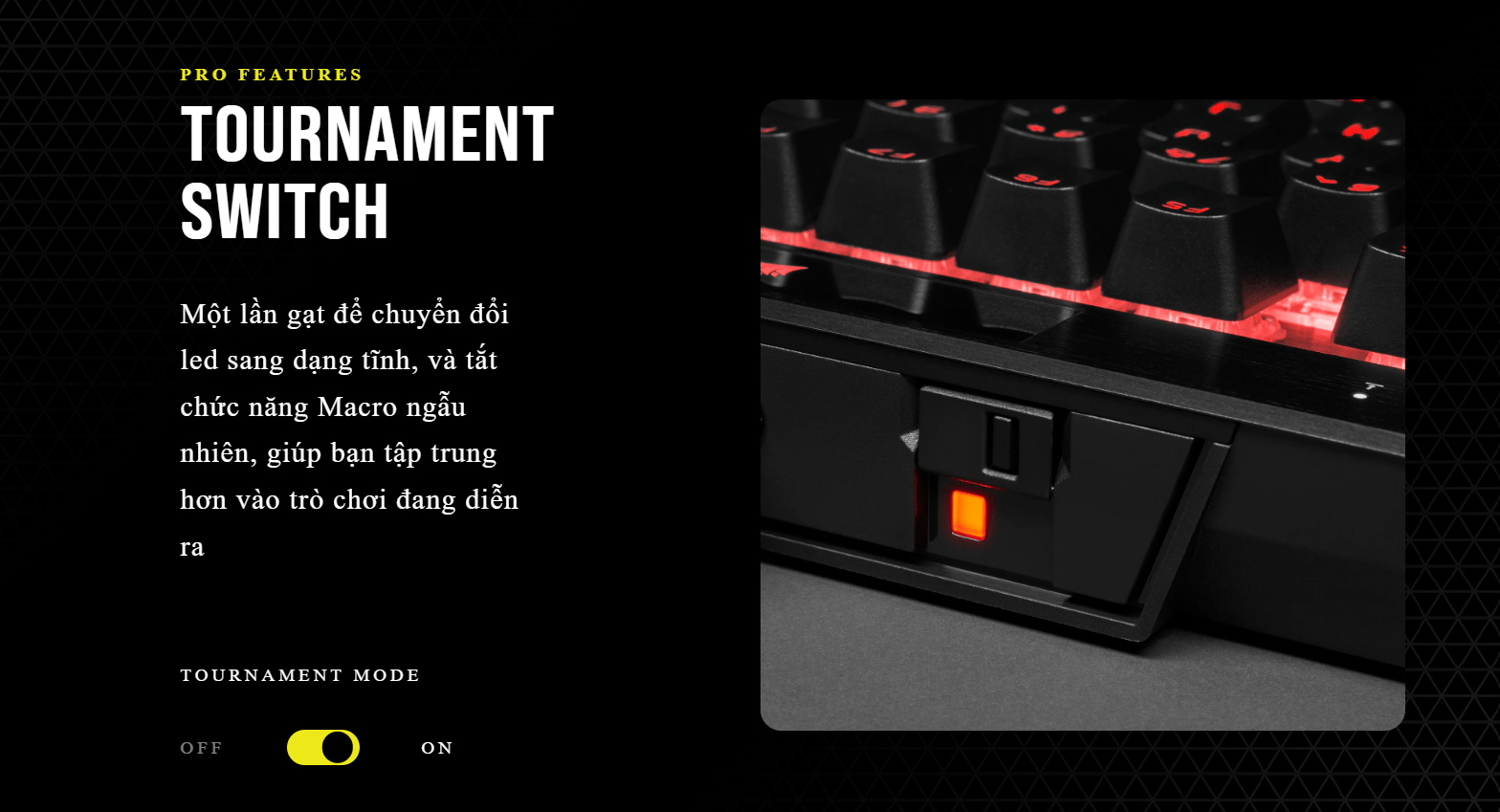 Bàn phím game Corsair K70 TKL Champion RGB (OPX sw/USB) (CH-911901A-NA) 001