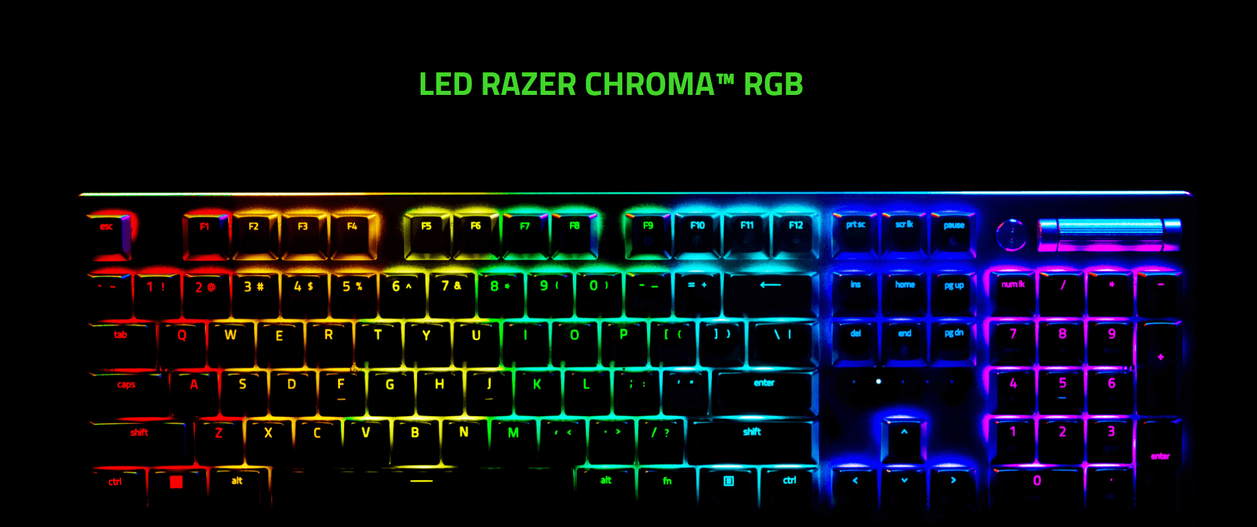 Bàn phím game không dây Razer DeathStalker V2 Pro Wireless Low Profile Optical (RGB/USB/Linear Red sw) (RZ03-04360100-R3M1) 11