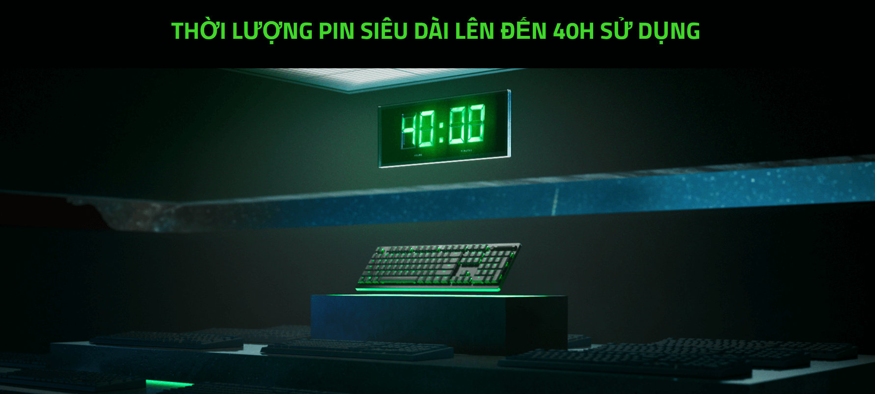 Bàn phím game không dây Razer DeathStalker V2 Pro Wireless Low Profile Optical (RGB/USB/Linear Red sw) (RZ03-04360100-R3M1) 8