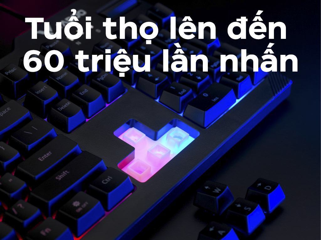 Bàn phím game Rapoo V50S đen (USB)