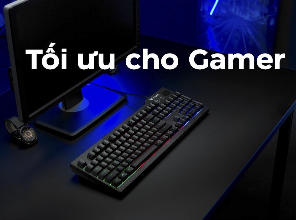 Bàn phím game Rapoo V50S đen (USB)