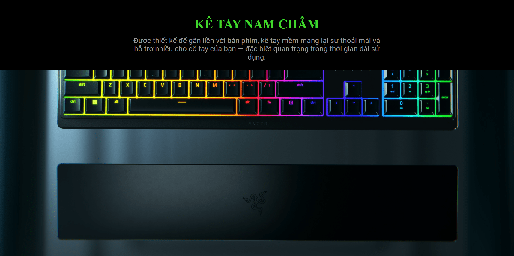 Bàn phím game Razer Ornata V3-Low Profile (USB/RGB) (RZ03-04460100-R3M1) 6