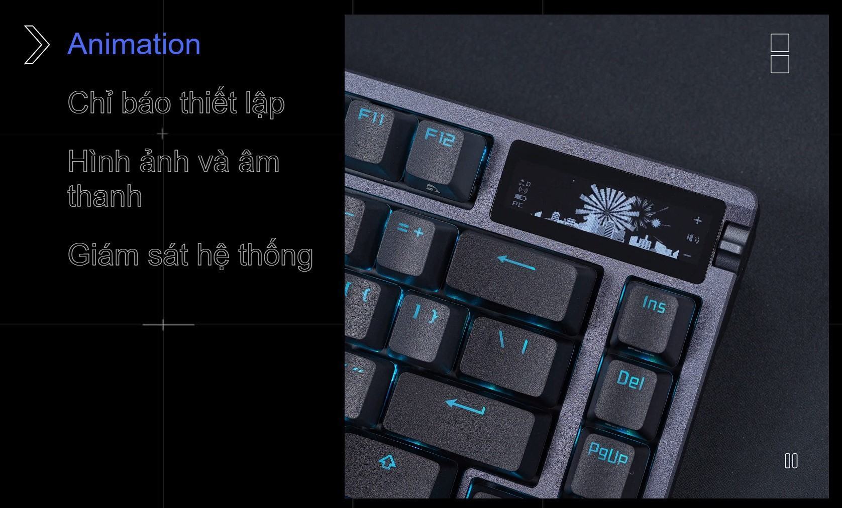 Bàn phím Gaming Asus ROG Azoth NX SM white _ 90MP031B-BKUA11 5