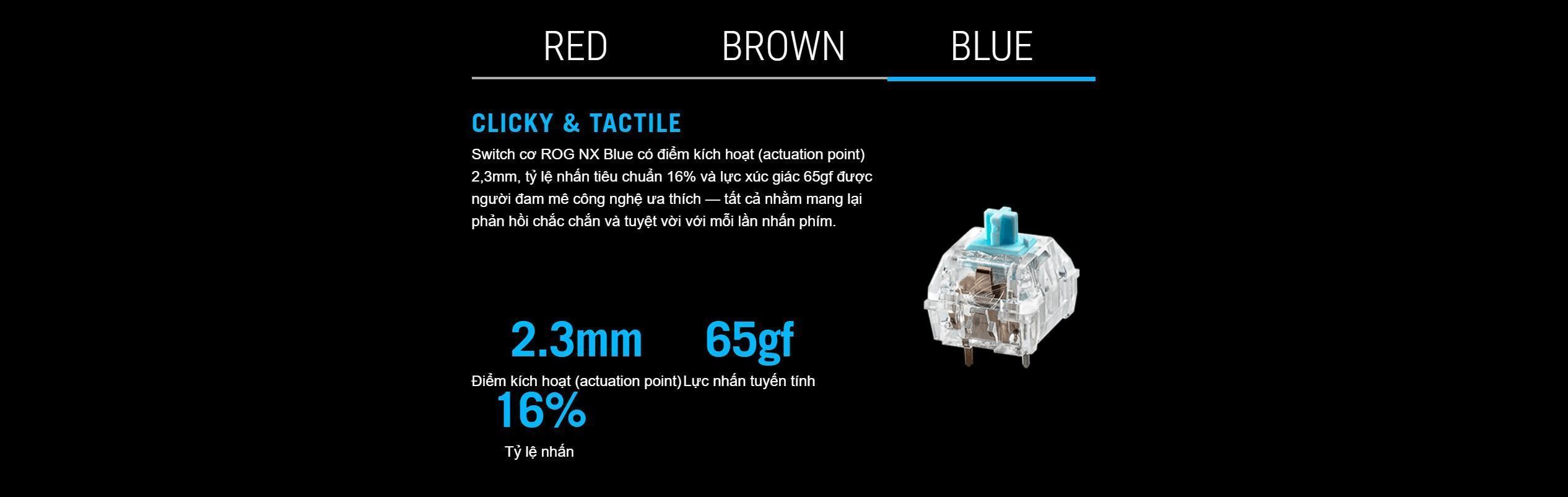 Bàn phím Gaming Asus ROG Falchion Ace Wired RGB White 90MP0346-BKUA10