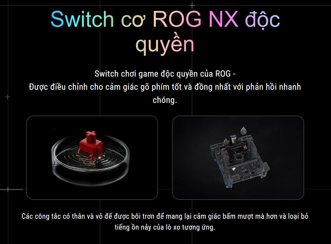 Bàn phím Gaming không dây ASUS ROG AZOTH