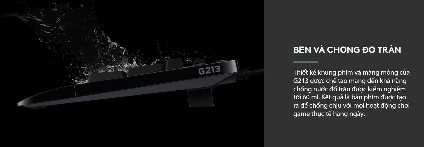Bàn phím giả cơ Logitech G213 Prodigy RGB Gaming 4