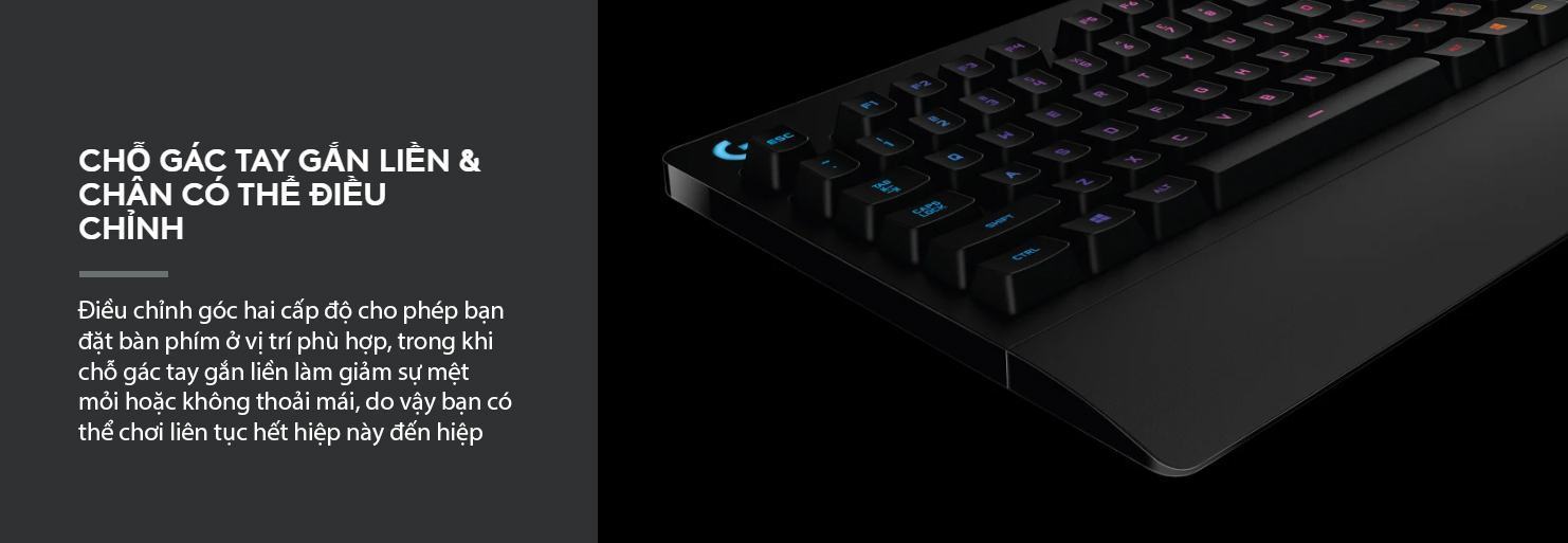 Bàn phím giả cơ Logitech G213 Prodigy RGB Gaming 5
