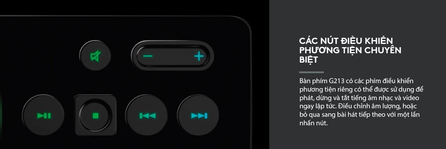 Bàn phím giả cơ Logitech G213 Prodigy RGB Gaming 6