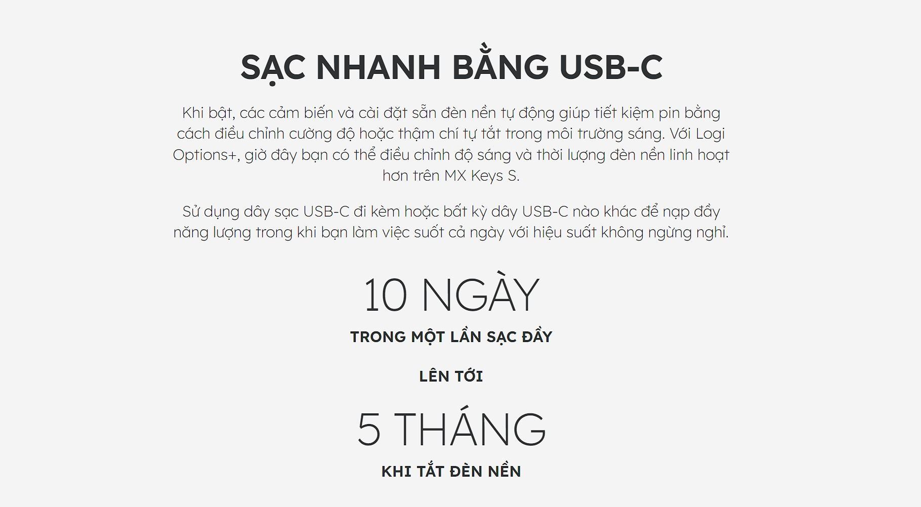 Bàn phím không dây Logitech MX Keys S