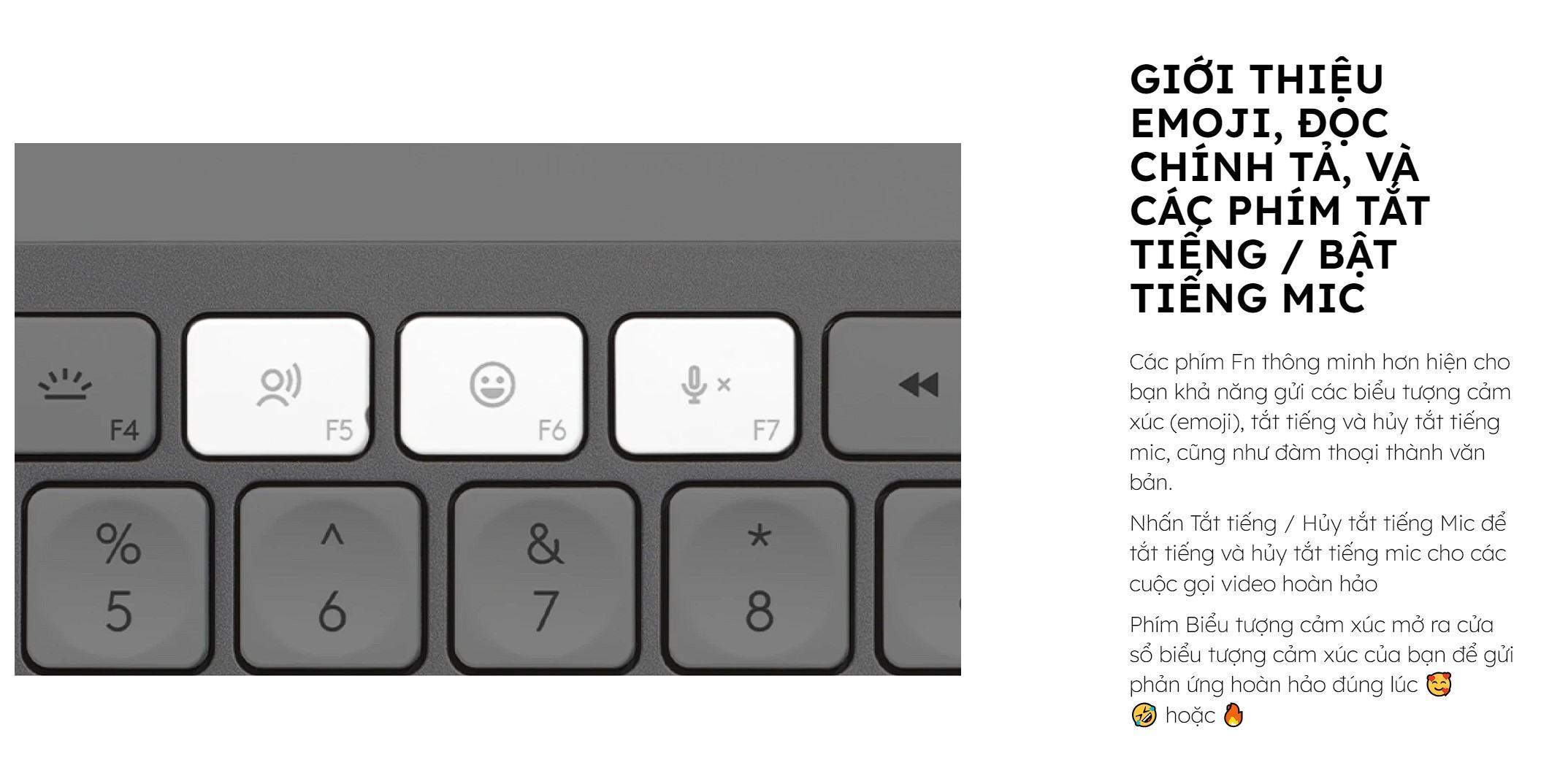Bàn phím không dây Logitech MX Keys S