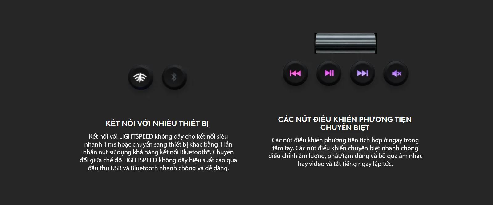 Bàn phím Logitech G913 TKL Lightspeed Wireless RGB Red Linear switch 12