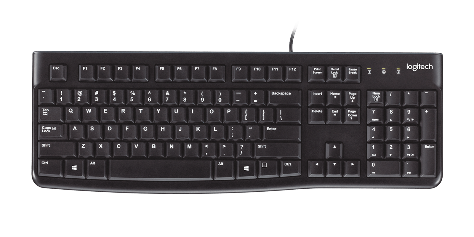 Bàn phím Logitech K120 (USB/Đen)  1