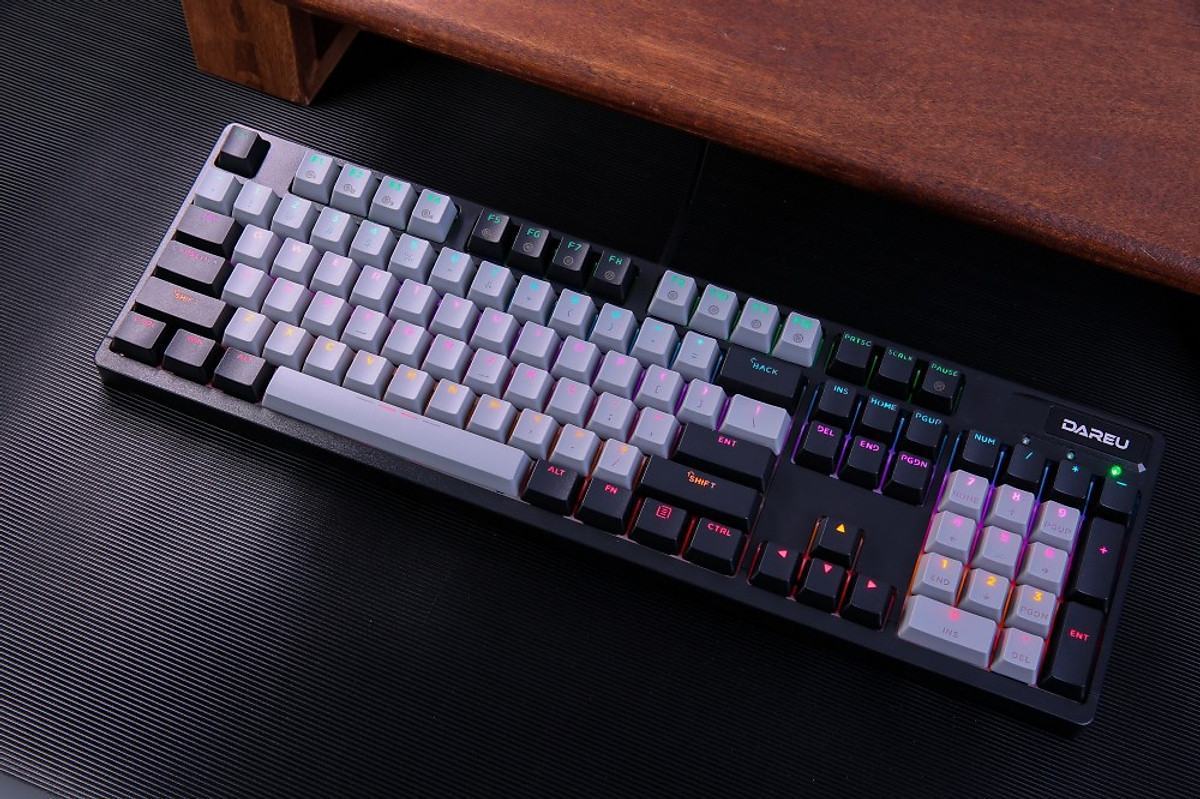 Bàn phím quang cơ Dareu EK1280X Black Grey Optical switch 1