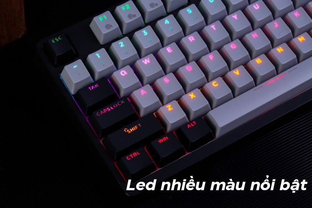 Bàn phím quang cơ Dareu EK1280X Black Grey Optical switch 5