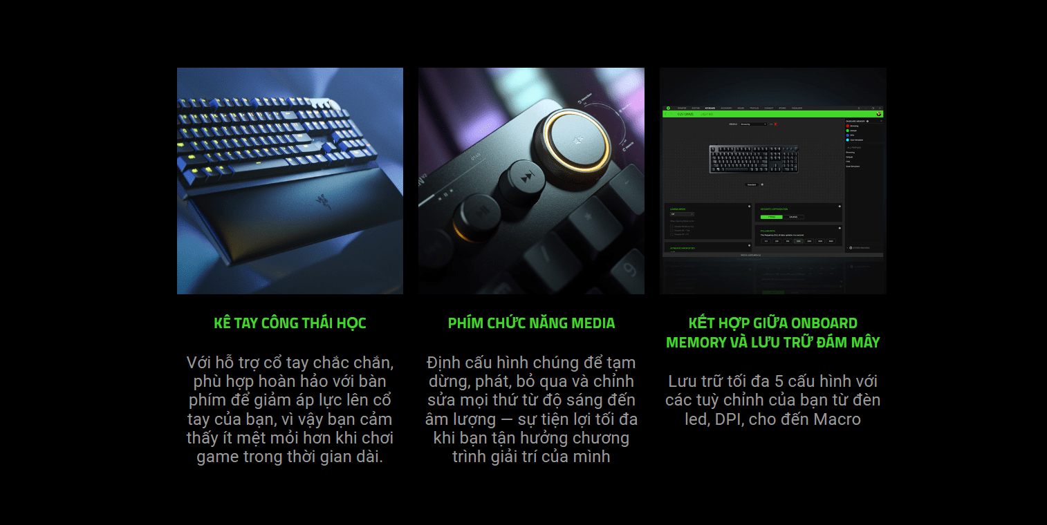 Bàn phím Razer Huntsman V2 Optical Clicky Purple sw (RZ03-03930300-R3M1) 6