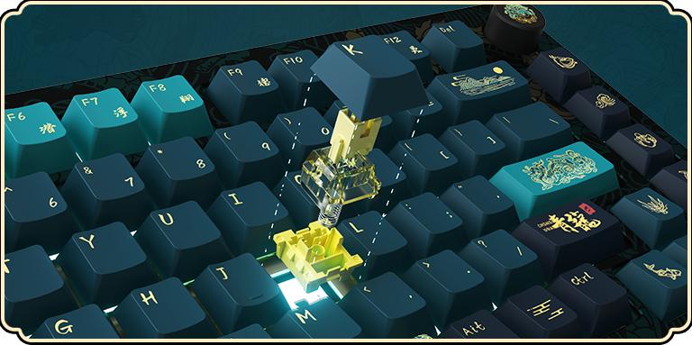 Bàn phím cơ AKKO MOD007v3 HE Year of Dragon