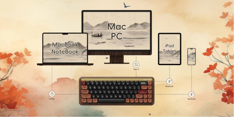 Bàn phím cơ AKKO MU01 Autumn 06