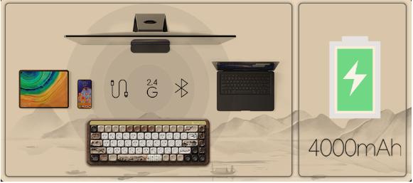 Bàn phím cơ AKKO MU01 Mountain Seclusion 3