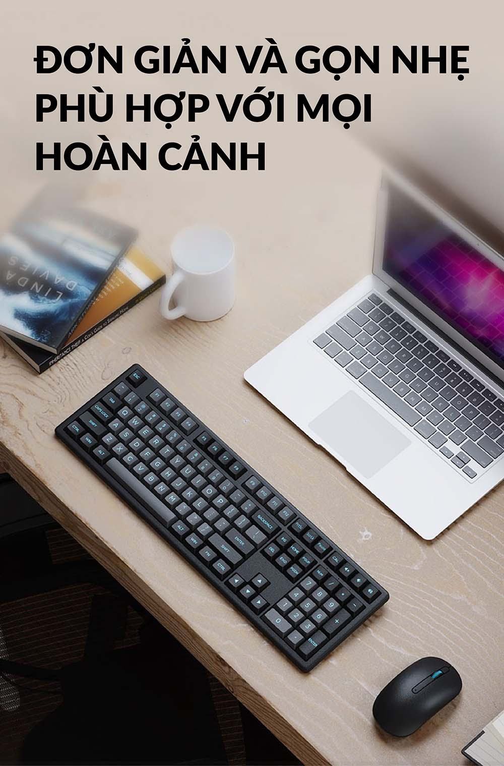 Bộ Bàn Phím chuột không dây AKKO MX108 7