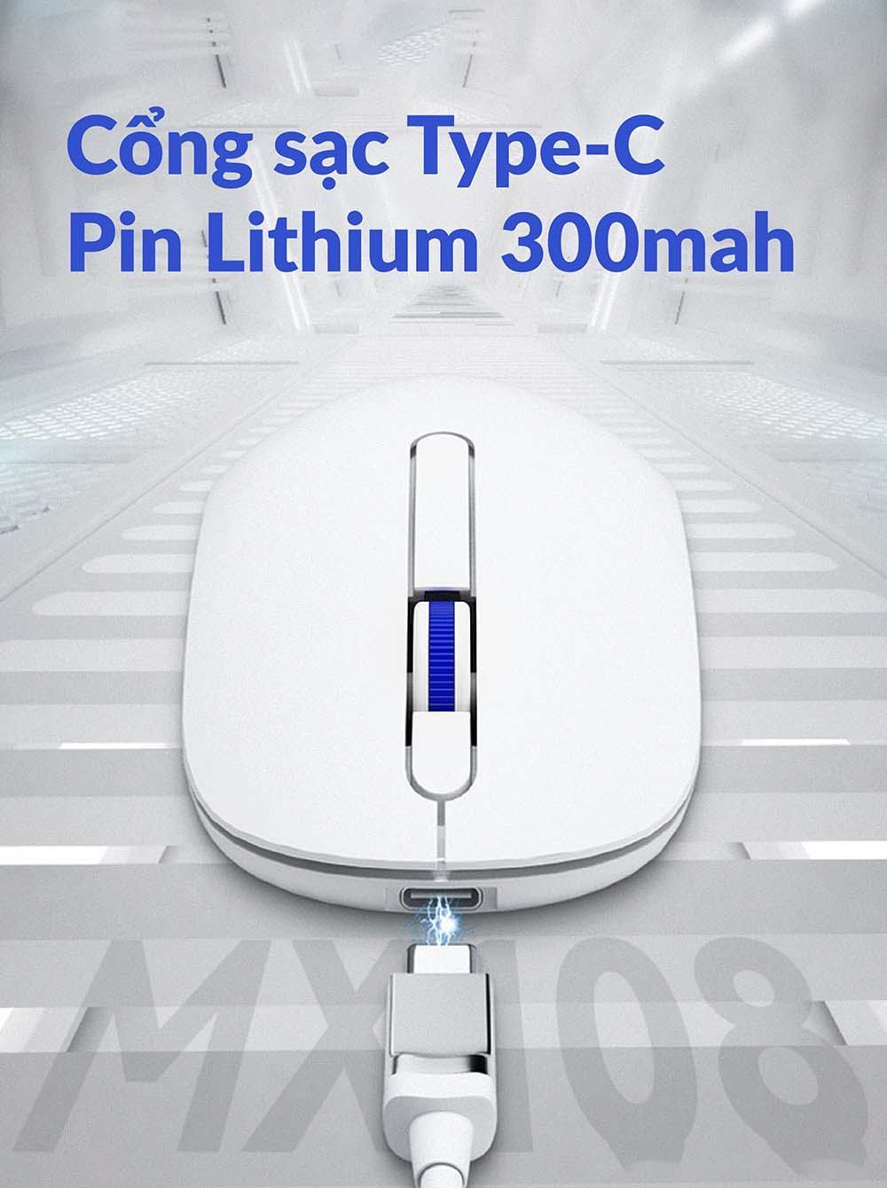 Bộ Bàn Phím chuột không dây AKKO MX108 8