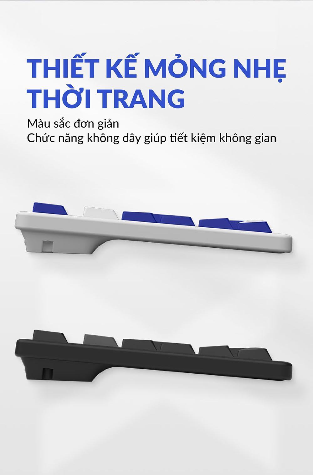 Bộ Bàn Phím chuột không dây AKKO MX108 9