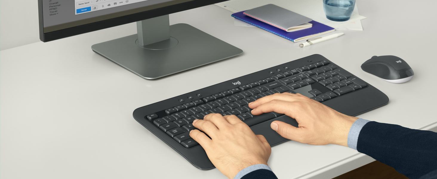 Bộ bàn phím chuột không dây Logitech MK540 1