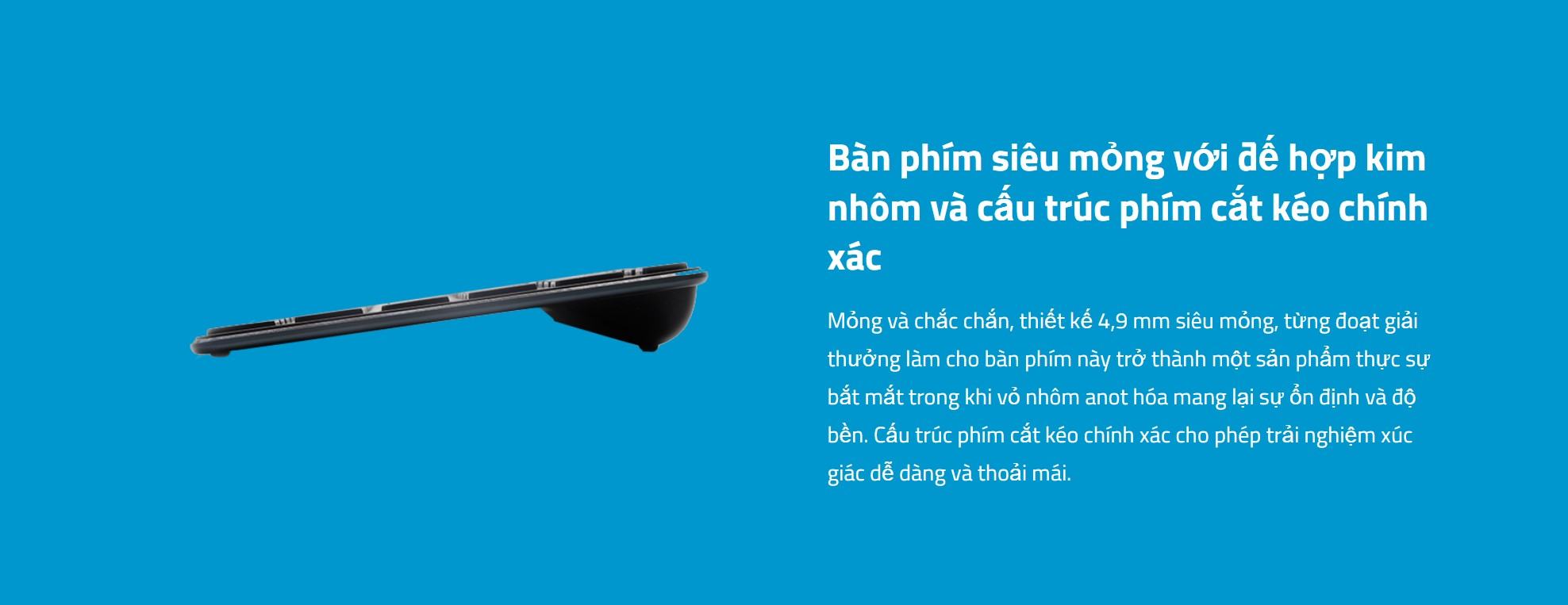 Bộ Bàn phím chuột không dây Rapoo 9300M đen (USB)