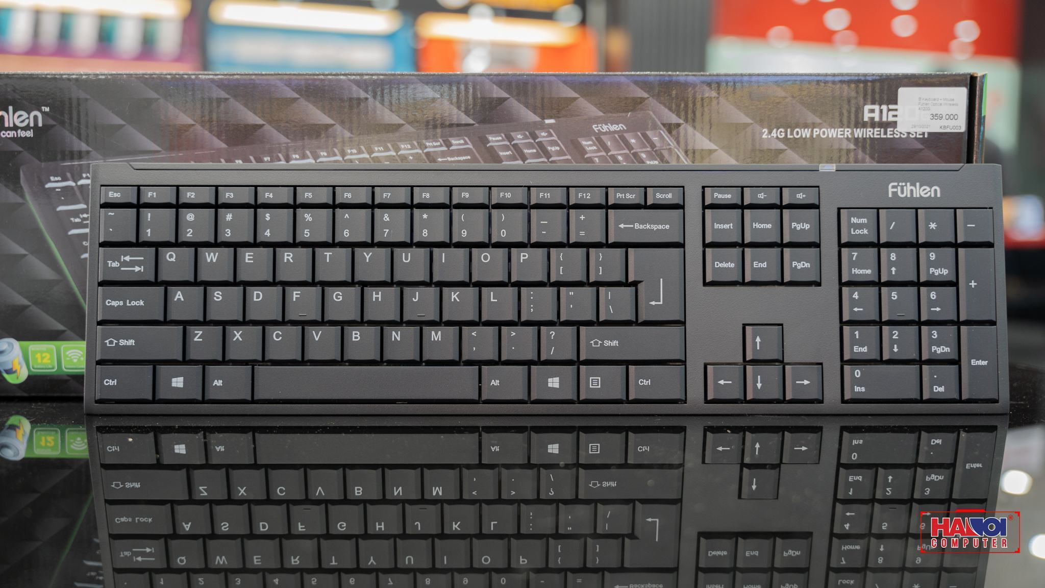 Bộ bàn phím chuột Fuhlen Optical Wireless A120G