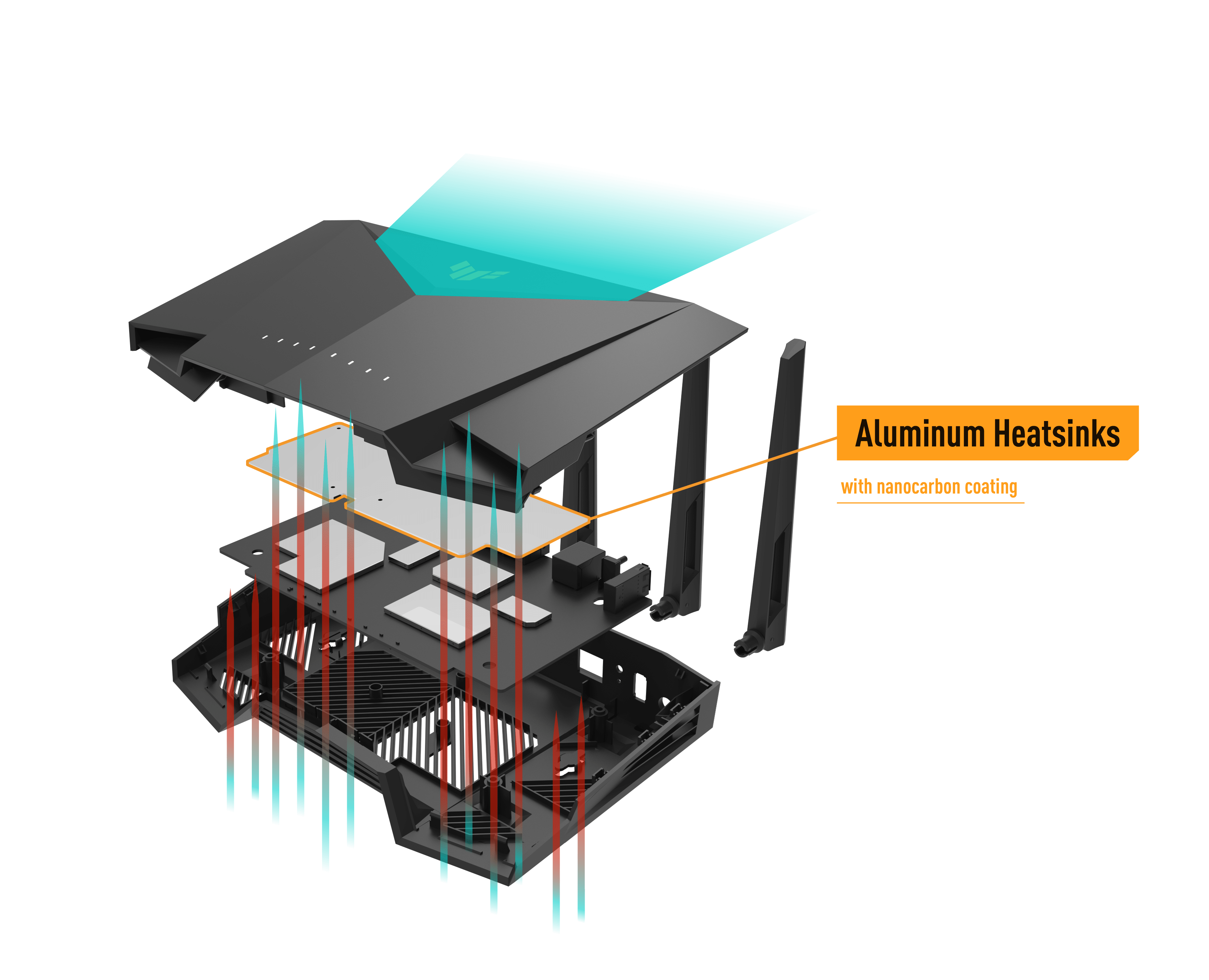Bộ phát wifi 6 Asus TUF-AX4200 4