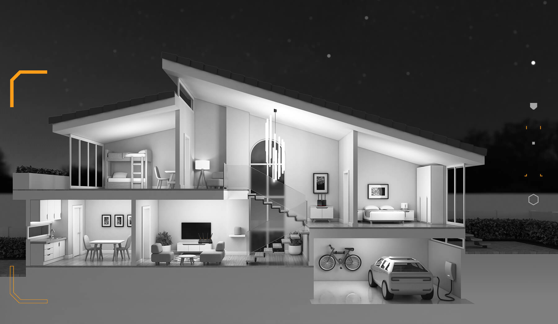 Bộ phát wifi 6 Asus TUF-AX4200 3