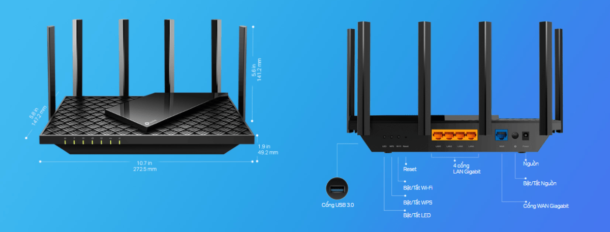 Bộ phát wifi TP-Link Archer AX73  11