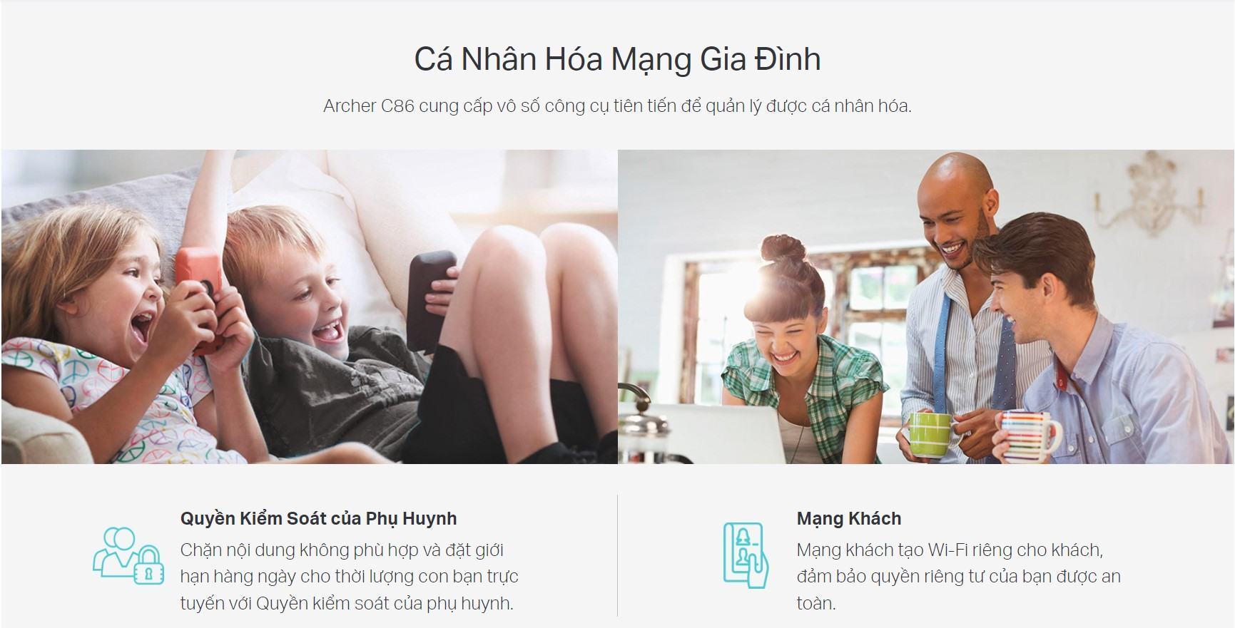 Bộ phát wifi TP-Link Archer C86 Wireless AC1900