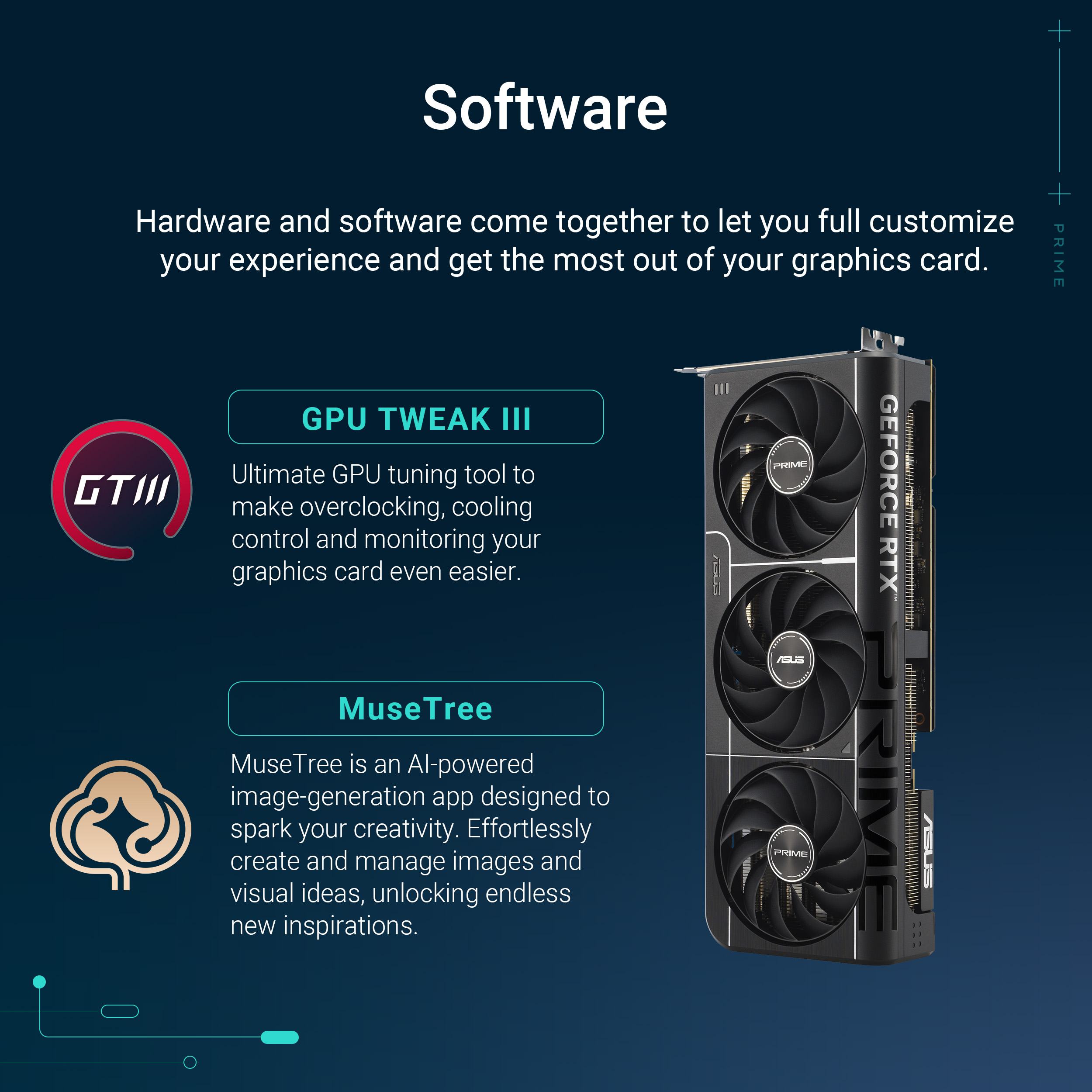 card man hinh asus prime rtx 5070ti 16g gddr7mt6