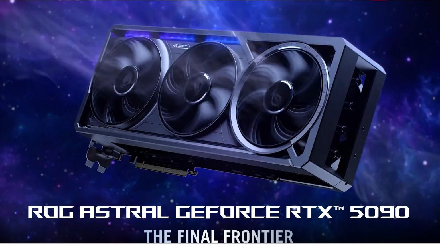 card man hinh asus rog astral rtx 5090 32g gaming gddr7 ocx 1