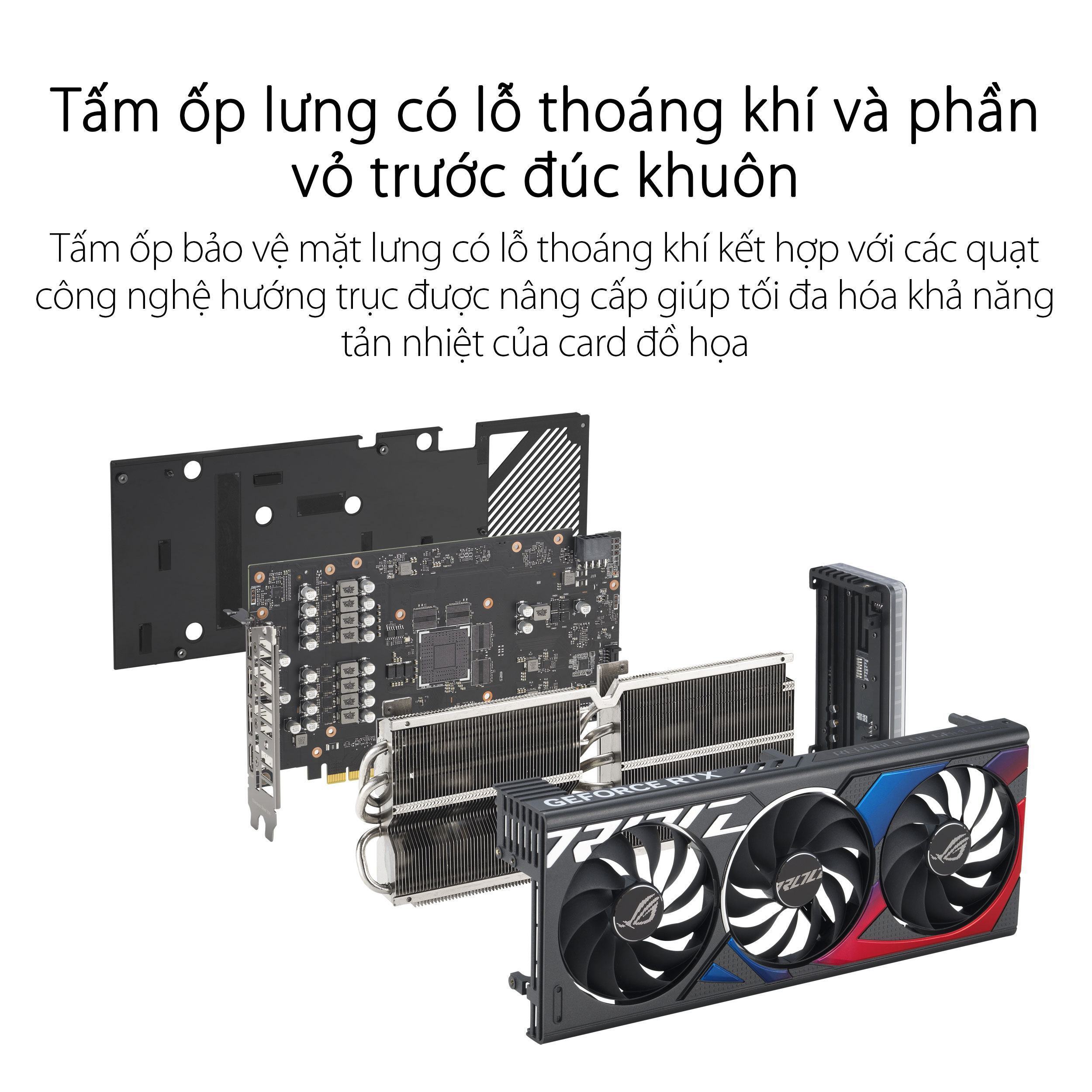 Card màn hình Asus ROG STRIX-RTX 4060 Ti-O8G-GAMING