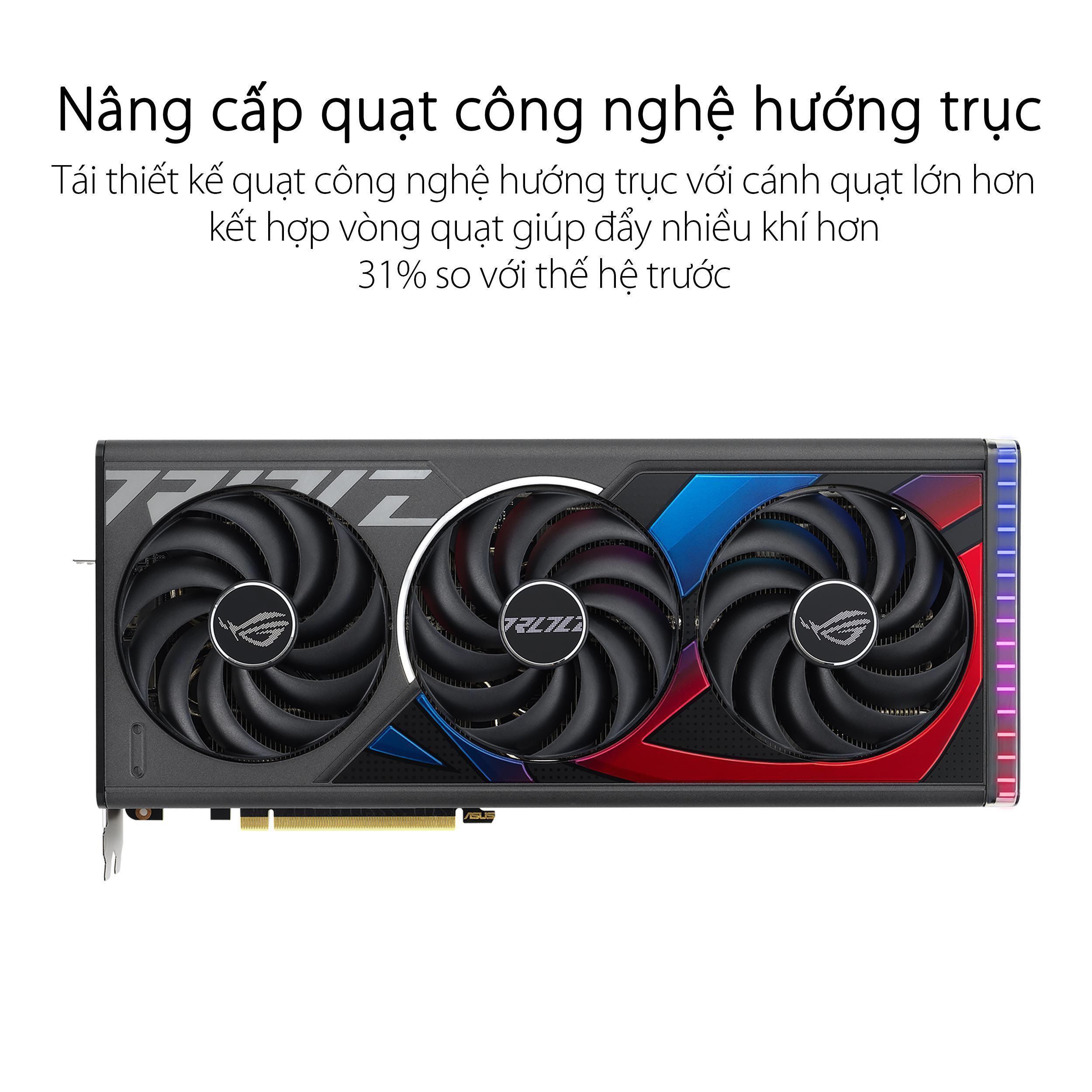 Card màn hình Asus ROG TRIX RTX 4070 SUPER-O12G GAMING