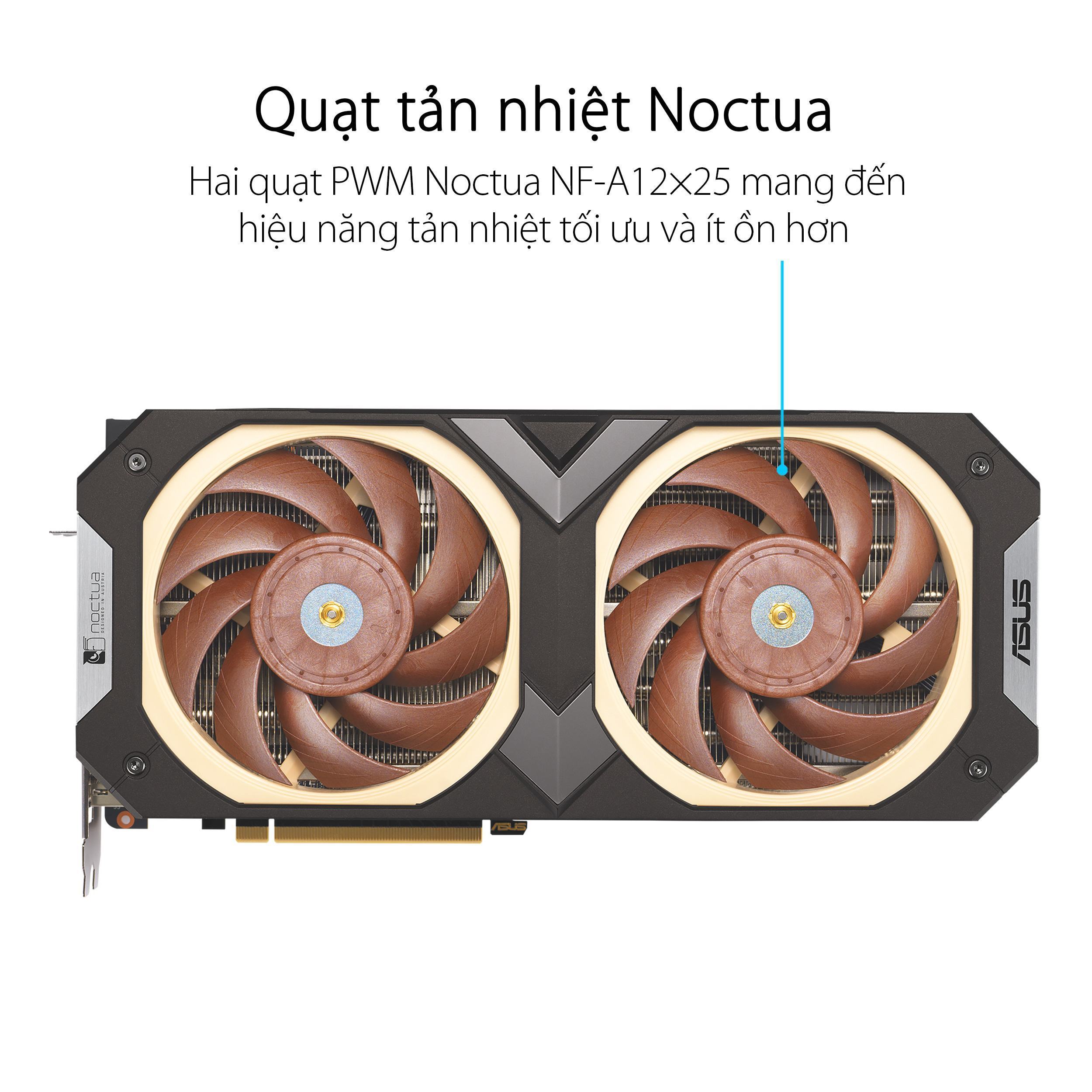 Card màn hình Asus RTX 4080 SUPER-O16G-NOCTUA