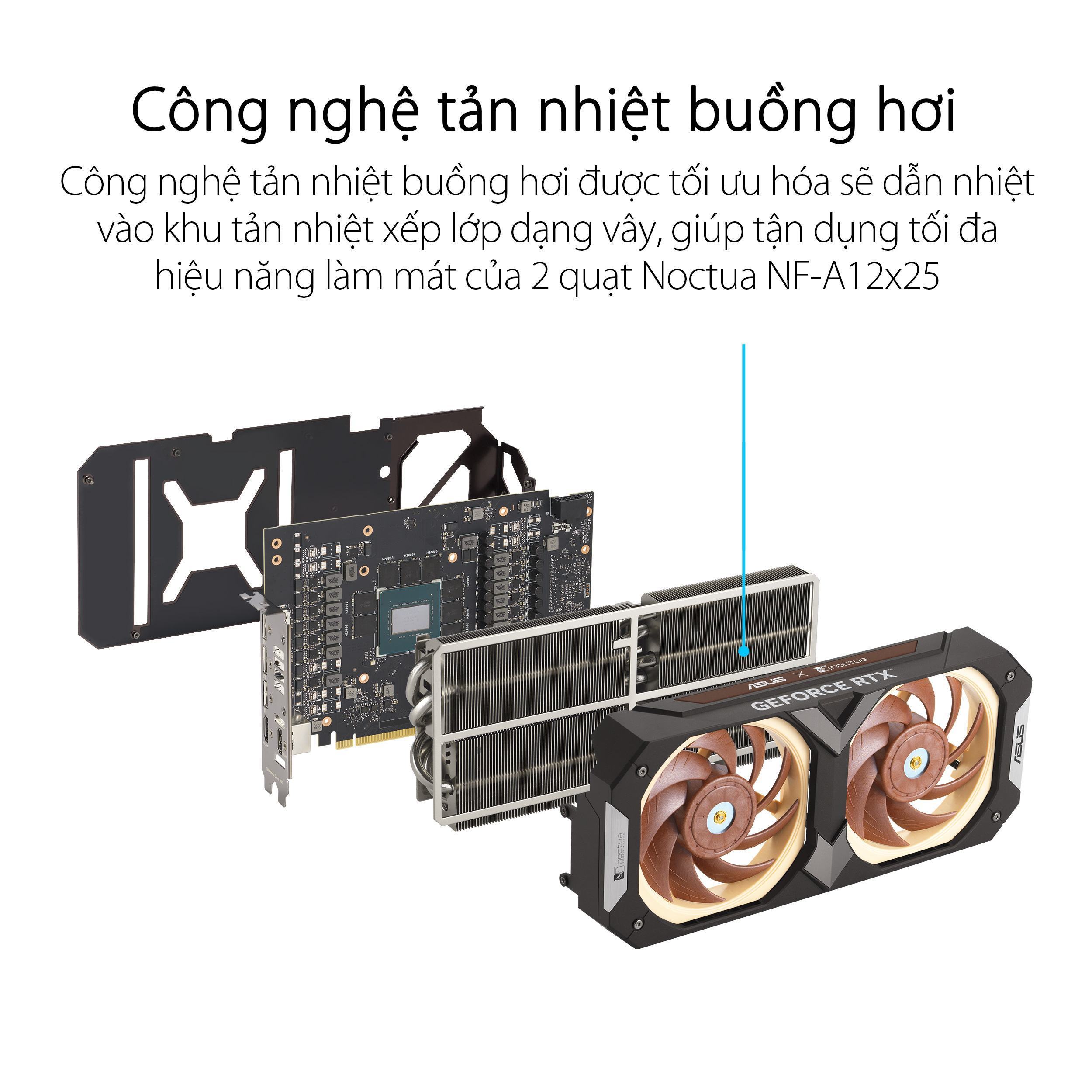 Card màn hình Asus RTX 4080 SUPER-O16G-NOCTUA