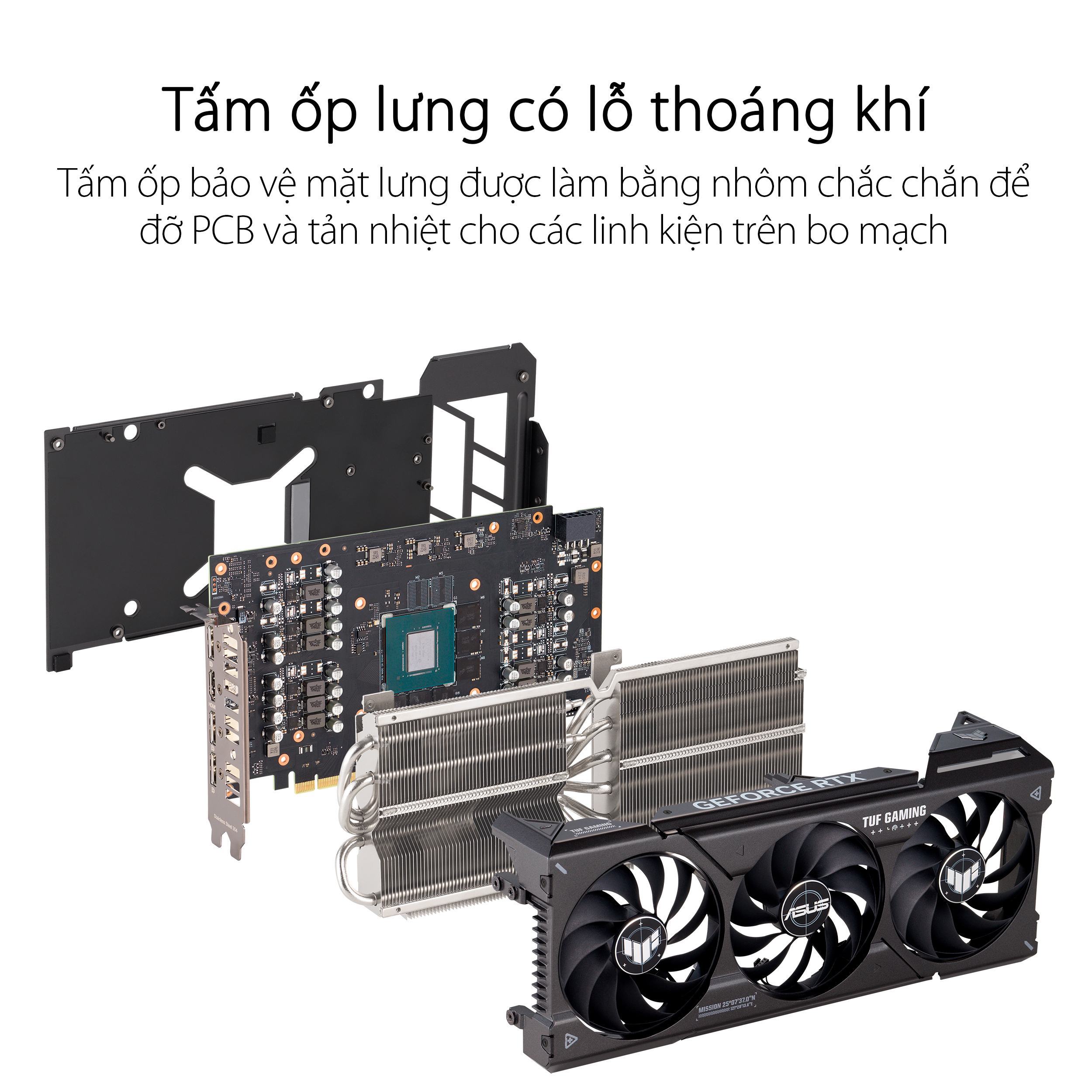 Card màn hình Asus TUF RTX 4070-12G-GAMING GDDR6X (