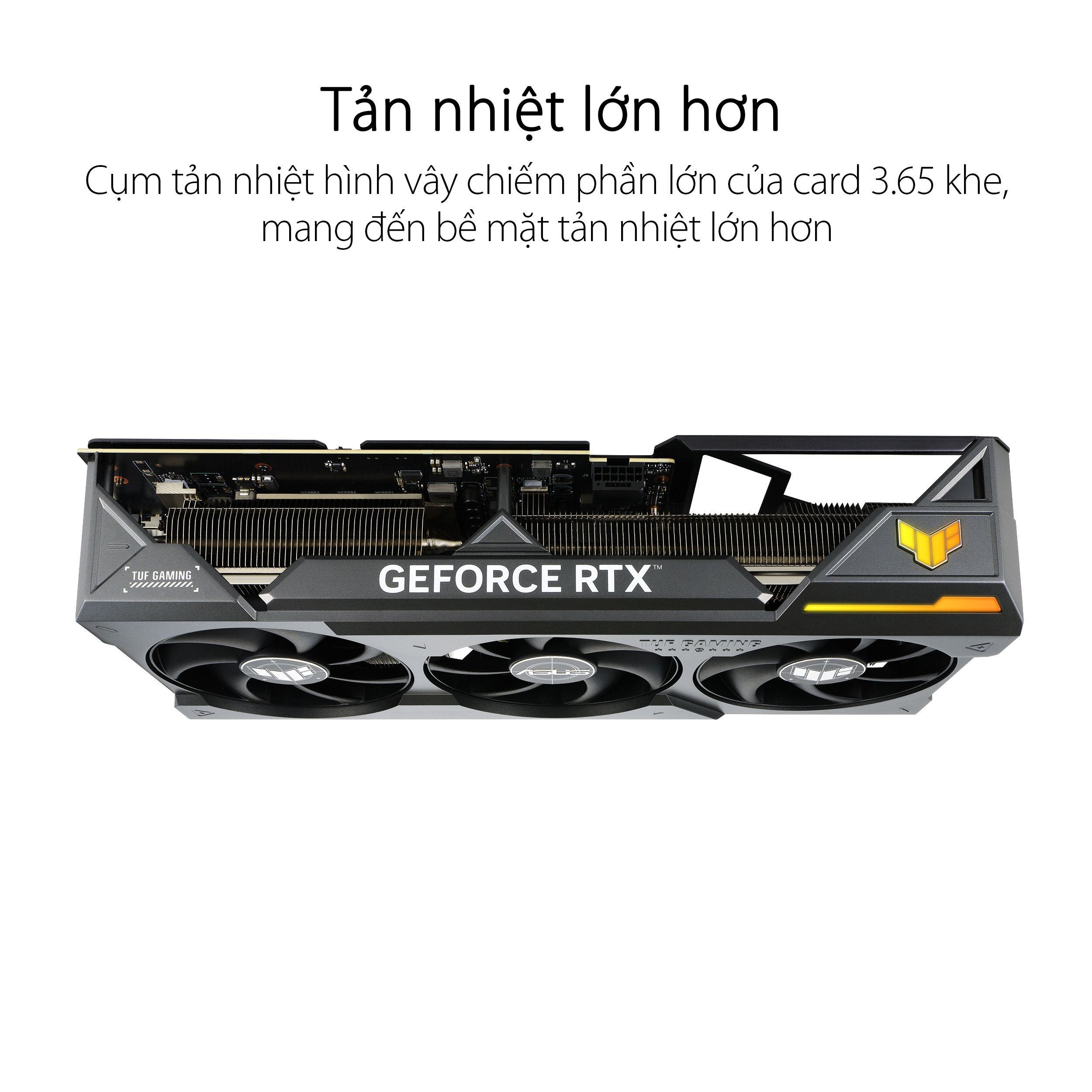 Card màn hình Asus TUF RTX 4080 SUPER-O16G-GAMING