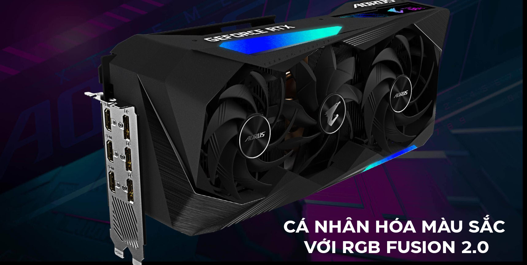 Card màn hình Gigabyte RTX 3070 Ti AORUS MASTER 8G