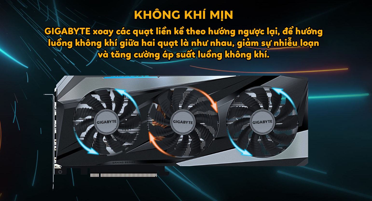 Card màn hình Gigabyte RTX 3070 Ti GAMING OC - 8GD