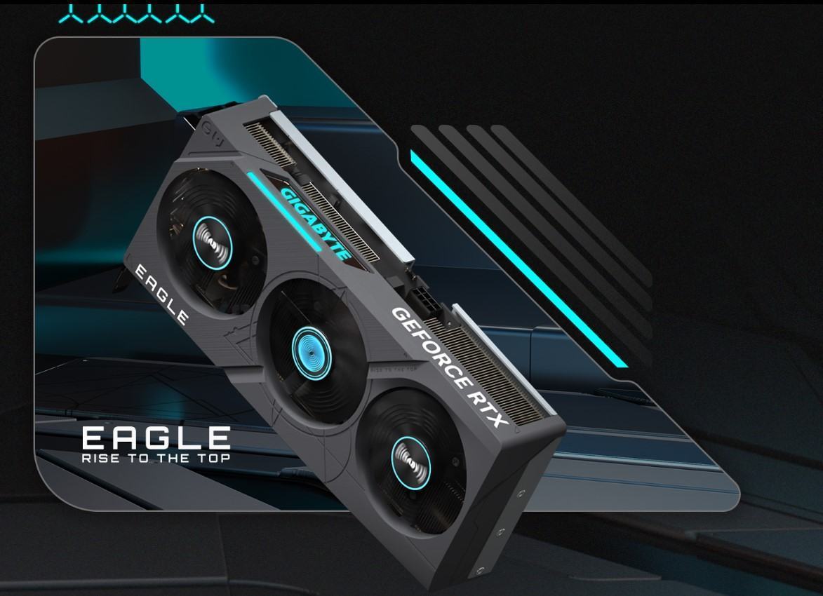 card man hinh gigabyte rtx 4070 eagle oc v2