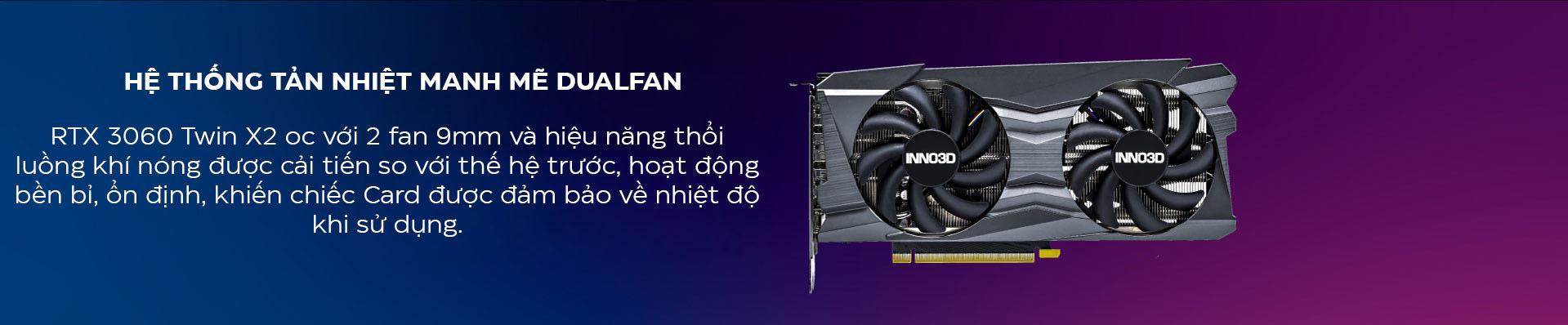 Card màn hình INNO3D RTX 3060 TWIN X2 12GB