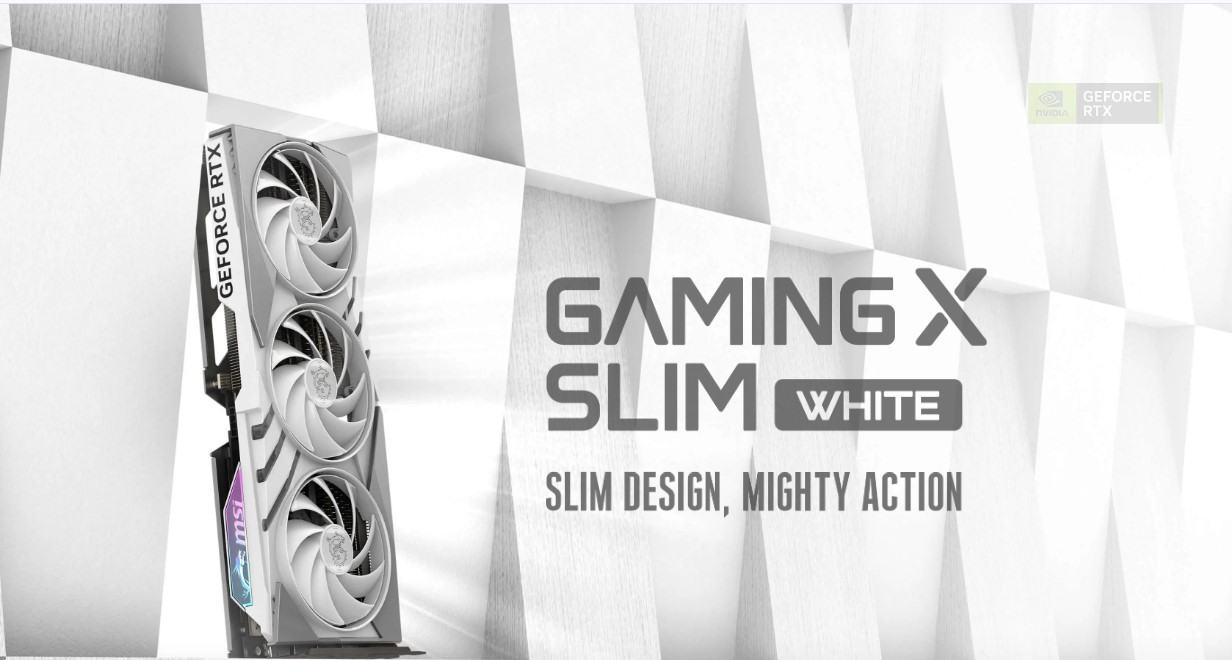 card man hinh msi rtx 4060 ti gaming x slim white