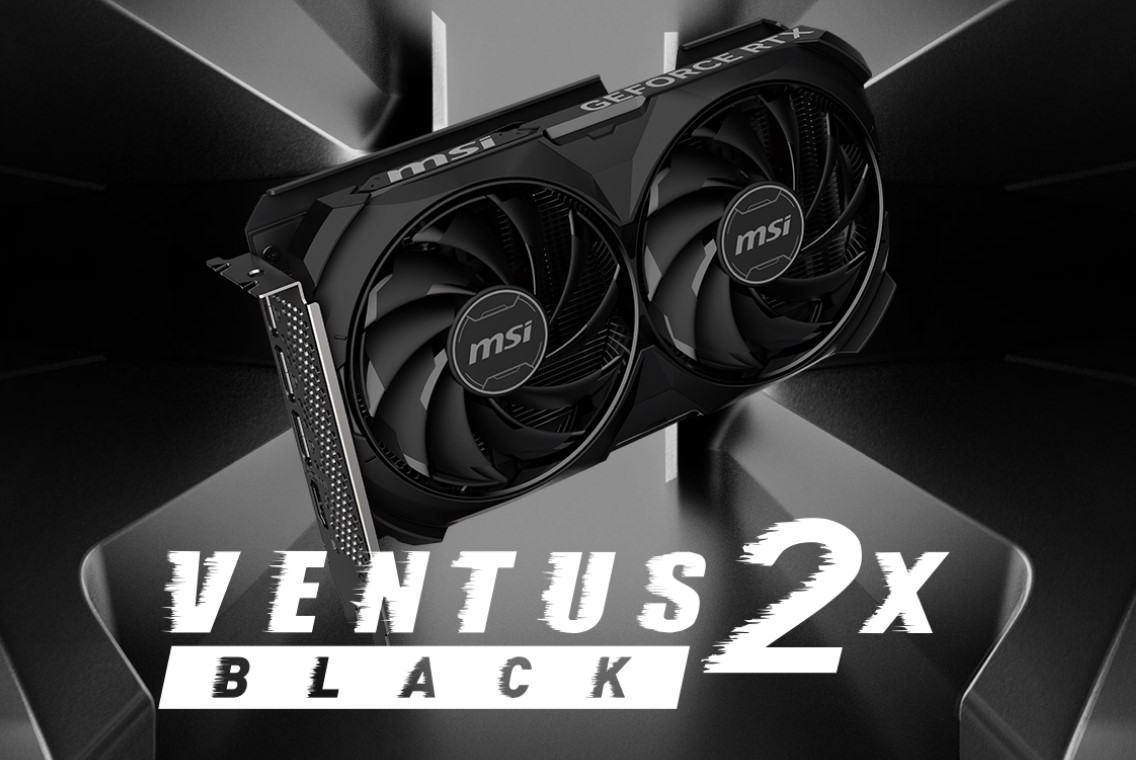 Card màn hình MSI RTX 4060 Ti VENTUS 2X Black 16G OC (
